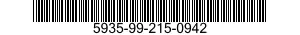 5935-99-215-0942 PLUG 5935992150942 992150942