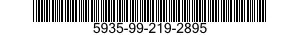 5935-99-219-2895 BACKSHELL,ELECTRICAL CONNECTOR 5935992192895 992192895