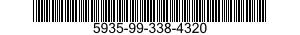 5935-99-338-4320 CONNECTOR,RECEPTACLE,ELECTRICAL 5935993384320 993384320