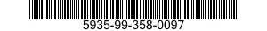 5935-99-358-0097 SOCKET,PLUG-IN ELECTRONIC COMPONENTS 5935993580097 993580097