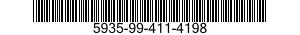 5935-99-411-4198 CLAMP,CABLE,ELECTRICAL CONNECTOR 5935994114198 994114198