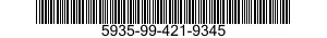 5935-99-421-9345 CONNECTOR,PLUG,ELECTRICAL 5935994219345 994219345