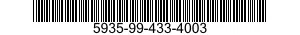 5935-99-433-4003 CONNECTOR,PLUG,ELECTRICAL 5935994334003 994334003