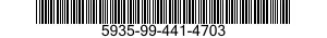 5935-99-441-4703 CONNECTOR,PLUG,ELECTRICAL 5935994414703 994414703
