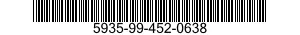 5935-99-452-0638 PLUG,ELECTRICAL 5935994520638 994520638