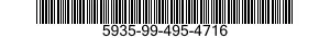 5935-99-495-4716 SOCKET,PLUG-IN ELECTRONIC COMPONENTS 5935994954716 994954716