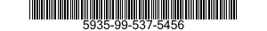 5935-99-537-5456 CONNECTOR,PLUG,ELECTRICAL 5935995375456 995375456