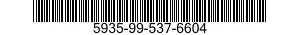 5935-99-537-6604 CONNECTOR,PLUG,ELECTRICAL 5935995376604 995376604