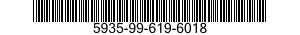 5935-99-619-6018 CONNECTOR,PLUG,ELECTRICAL 5935996196018 996196018