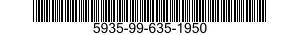 5935-99-635-1950 CONNECTOR ASSEMBLY,ELECTRICAL 5935996351950 996351950