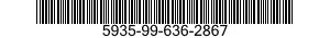 5935-99-636-2867 CONNECTOR,PLUG,ELECTRICAL 5935996362867 996362867