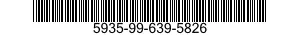 5935-99-639-5826 CONNECTOR BODY,PLUG,ELECTRICAL 5935996395826 996395826