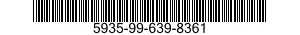 5935-99-639-8361 CONNECTOR,PLUG,ELECTRICAL 5935996398361 996398361