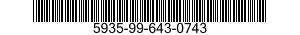 5935-99-643-0743 SOCKET,PLUG-IN ELECTRONIC COMPONENTS 5935996430743 996430743