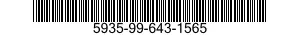 5935-99-643-1565 CONNECTOR,RECEPTACLE,ELECTRICAL 5935996431565 996431565