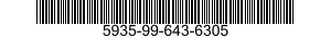 5935-99-643-6305 PLUG,ELECTRICAL 5935996436305 996436305