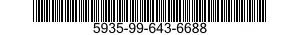 5935-99-643-6688 SOCKET,ELECTRICAL 5935996436688 996436688