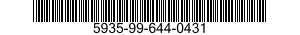 5935-99-644-0431 CONNECTOR,PRINTED C 5935996440431 996440431