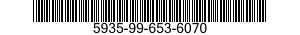 5935-99-653-6070 CONNECTOR,RECEPTACLE,ELECTRICAL 5935996536070 996536070
