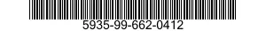 5935-99-662-0412 CONNECTOR,PANEL,JAC 5935996620412 996620412