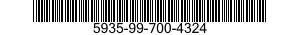 5935-99-700-4324 CONNECTOR,RECEPTACLE,ELECTRICAL 5935997004324 997004324