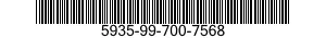 5935-99-700-7568 CONNECTOR,PLUG,ELECTRICAL 5935997007568 997007568