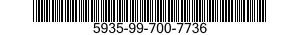 5935-99-700-7736 CONNECTOR,PLUG,ELECTRICAL 5935997007736 997007736