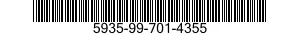 5935-99-701-4355 CONNECTOR,RECEPTACLE,ELECTRICAL 5935997014355 997014355