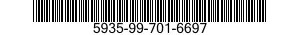 5935-99-701-6697 CONNECTOR,PLUG,ELECTRICAL 5935997016697 997016697