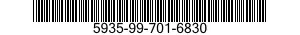 5935-99-701-6830 BRACKET,ELECTRICAL CONNECTOR 5935997016830 997016830