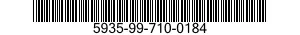 5935-99-710-0184  5935997100184 997100184