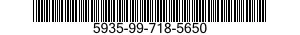 5935-99-718-5650 SOCKET,PLUG-IN ELECTRONIC COMPONENTS 5935997185650 997185650