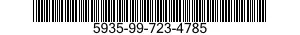 5935-99-723-4785 CONNECTOR,PLUG,ELECTRICAL 5935997234785 997234785
