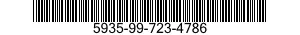 5935-99-723-4786 CONNECTOR,PLUG,ELECTRICAL 5935997234786 997234786