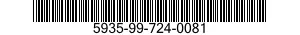 5935-99-724-0081  5935997240081 997240081