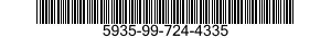 5935-99-724-4335 CONNECTOR,FIXED,ELE 5935997244335 997244335