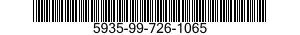 5935-99-726-1065 CONNECTOR,PLUG,ELECTRICAL 5935997261065 997261065