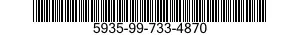 5935-99-733-4870 CONNECTOR,PLUG,ELECTRICAL 5935997334870 997334870