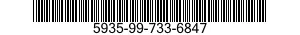 5935-99-733-6847 CONNECTOR,RECEPTACLE,ELECTRICAL 5935997336847 997336847