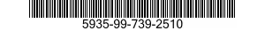 5935-99-739-2510 CONNECTOR BODY,PLUG,ELECTRICAL 5935997392510 997392510