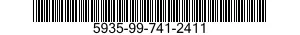5935-99-741-2411 CONNECTOR,RECEPTACLE,ELECTRICAL 5935997412411 997412411