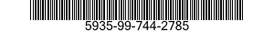 5935-99-744-2785 SOCKET,PLUG-IN ELECTRONIC COMPONENTS 5935997442785 997442785