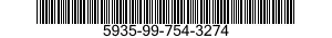 5935-99-754-3274 CONNECTOR,RECEPTACLE,ELECTRICAL 5935997543274 997543274