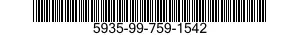 5935-99-759-1542 CLAMP BAR,EDGE CONN 5935997591542 997591542