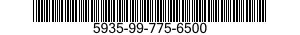 5935-99-775-6500 SOCKET,PLUG-IN ELECTRONIC COMPONENTS 5935997756500 997756500