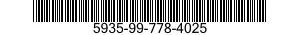 5935-99-778-4025 BACKSHELL,ELECTRICAL CONNECTOR 5935997784025 997784025