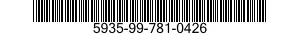 5935-99-781-0426 DUMMY CONNECTOR,PLUG 5935997810426 997810426