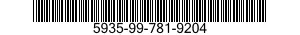 5935-99-781-9204 DUMMY CONNECTOR,PLUG 5935997819204 997819204