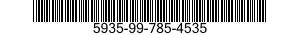 5935-99-785-4535 SOCKET,PLUG-IN ELECTRONIC COMPONENTS 5935997854535 997854535