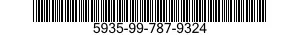 5935-99-787-9324 SOCKET,PLUG-IN ELECTRONIC COMPONENTS 5935997879324 997879324